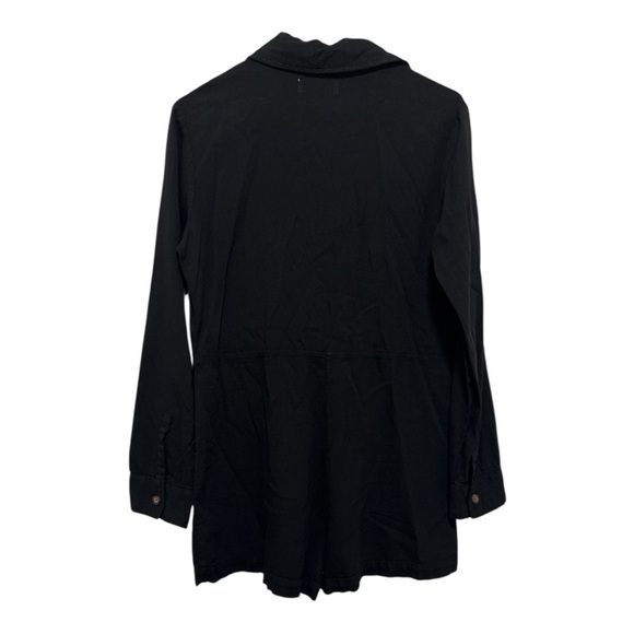 Reef Black Long Sleeve Romper with Pockets Size Small beach,festival NWT - Picture 2 of 4